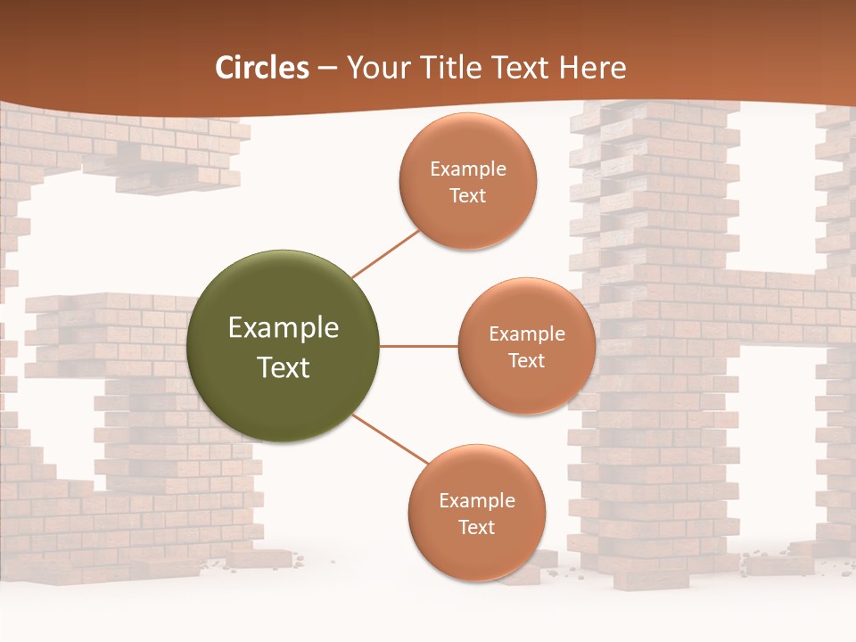 Brickwall Typography Sign PowerPoint Template