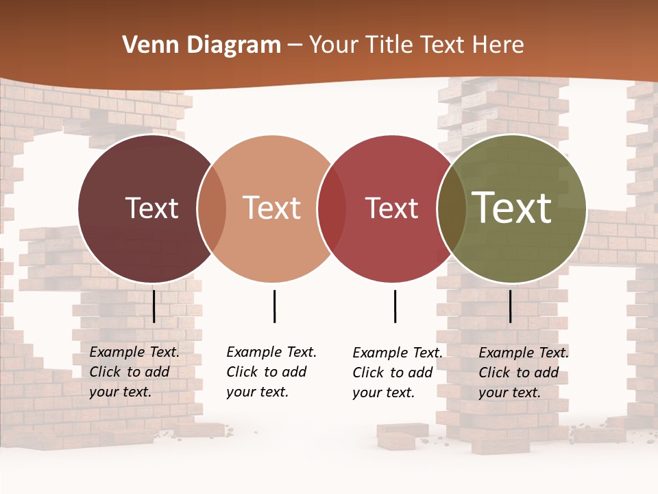 Brickwall Typography Sign PowerPoint Template