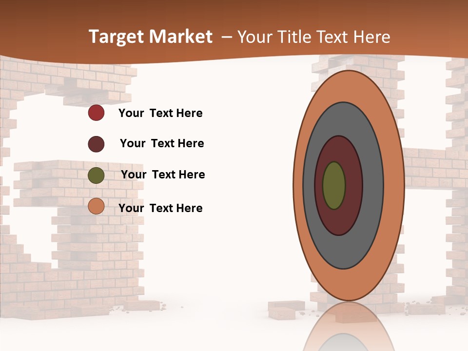 Brickwall Typography Sign PowerPoint Template