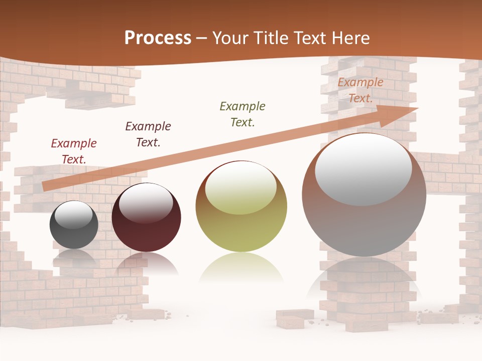 Brickwall Typography Sign PowerPoint Template