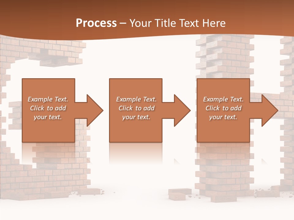 Brickwall Typography Sign PowerPoint Template