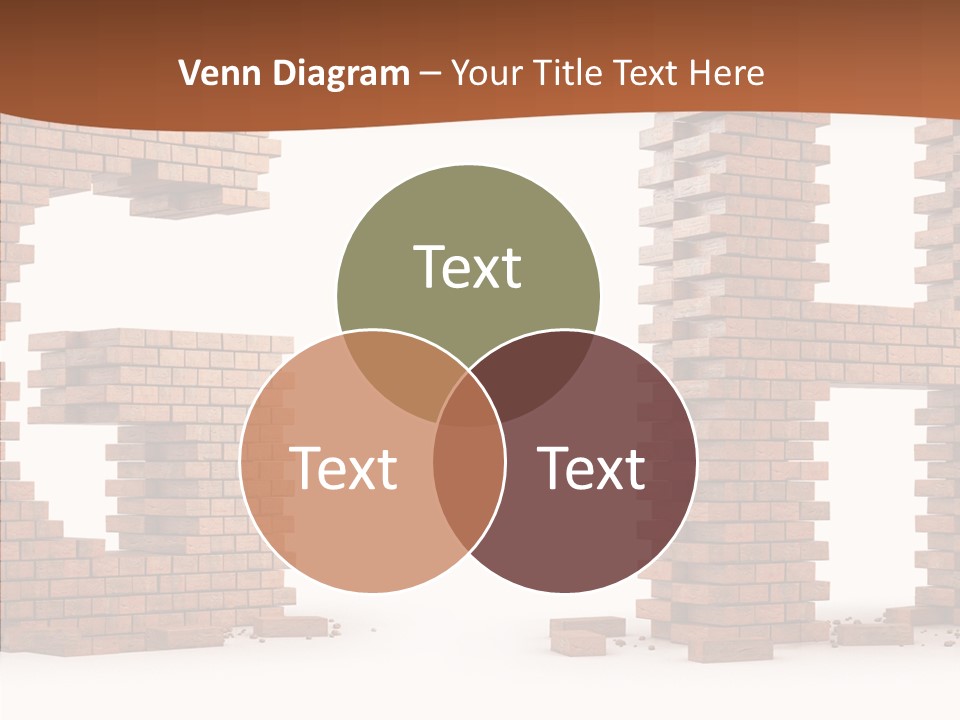 Brickwall Typography Sign PowerPoint Template