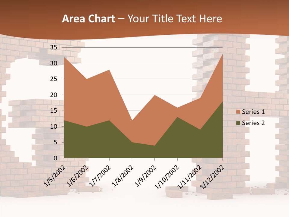 Brickwall Typography Sign PowerPoint Template
