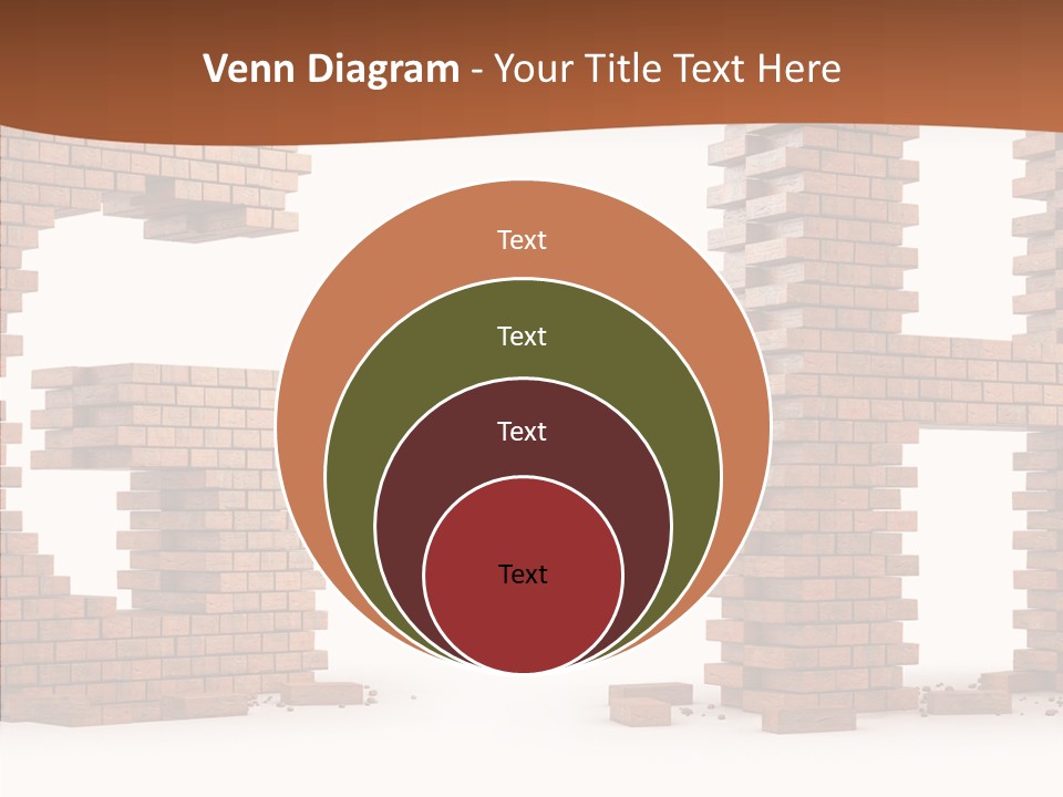 Brickwall Typography Sign PowerPoint Template