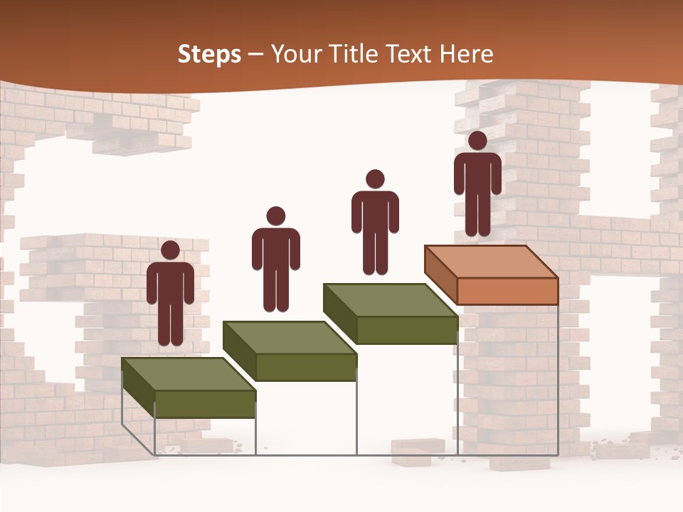 Brickwall Typography Sign PowerPoint Template