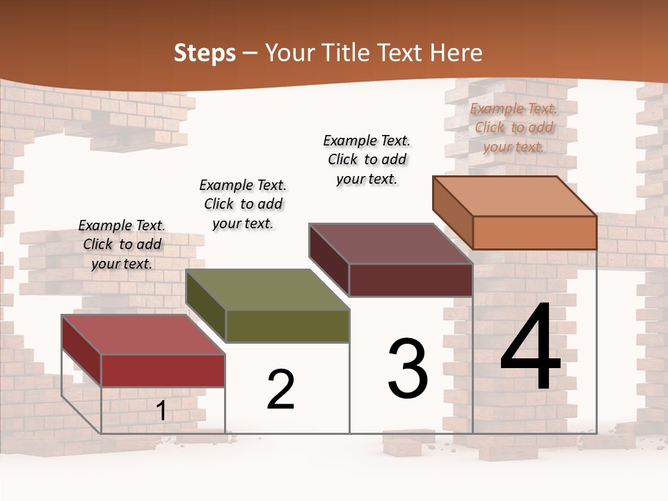 Brickwall Typography Sign PowerPoint Template