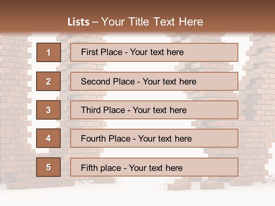 Stone Texture Case PowerPoint Template