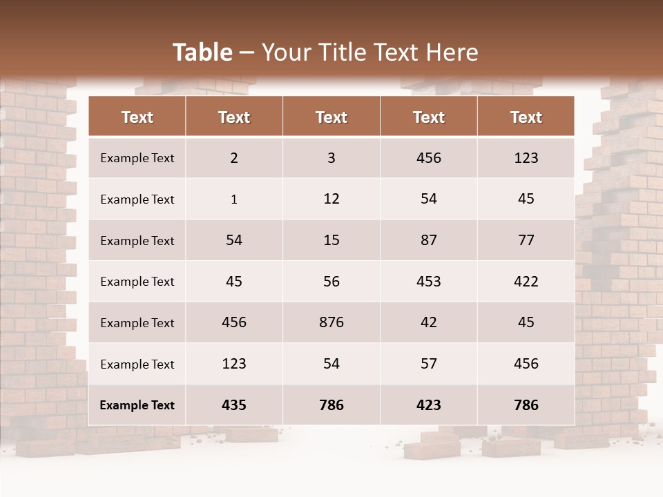 Stone Texture Case PowerPoint Template
