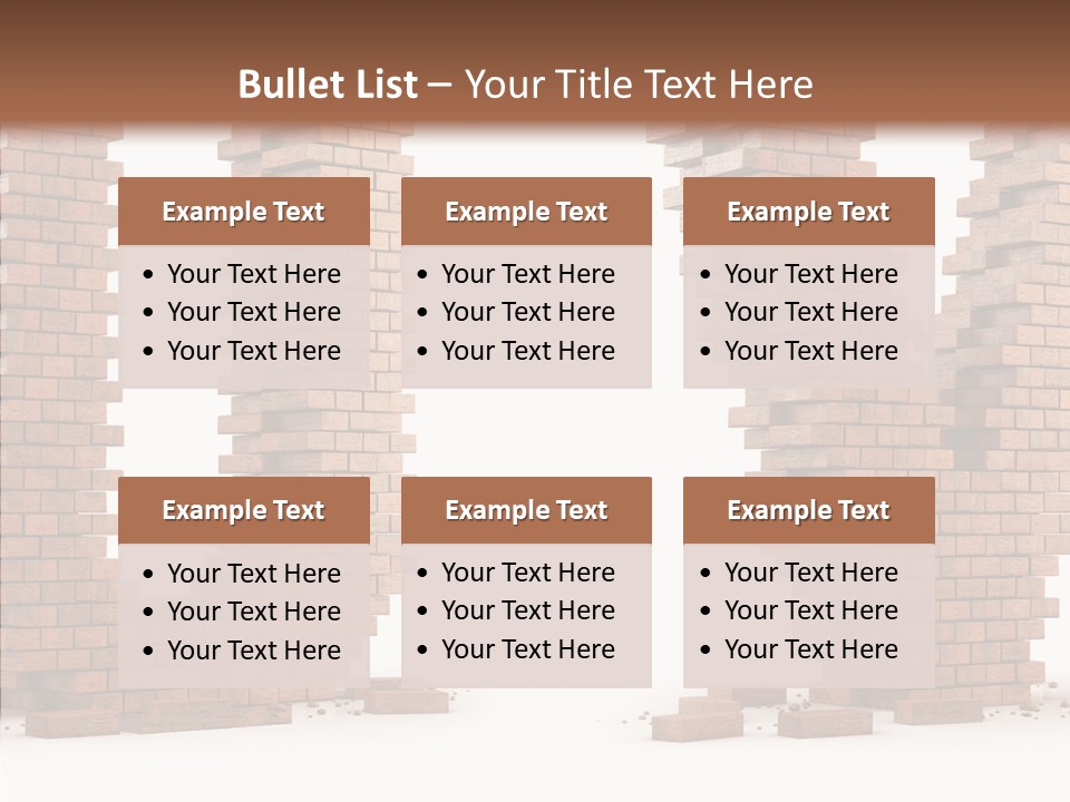 Stone Texture Case PowerPoint Template