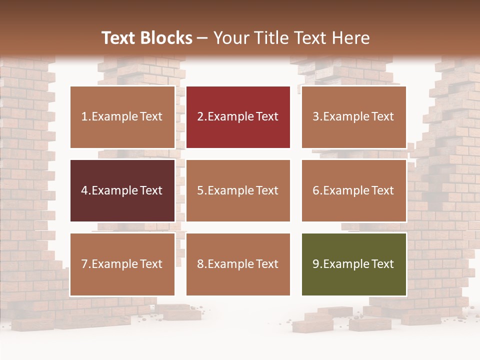 Stone Texture Case PowerPoint Template