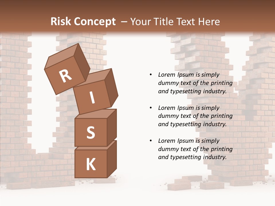 Stone Texture Case PowerPoint Template