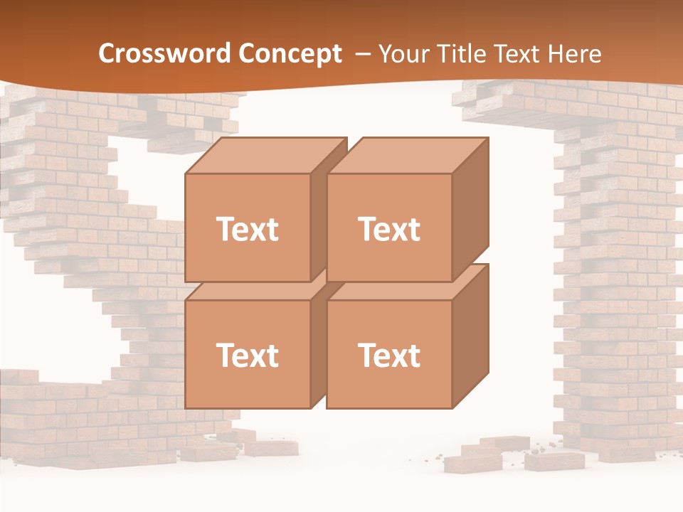 Shape Upper Texture PowerPoint Template