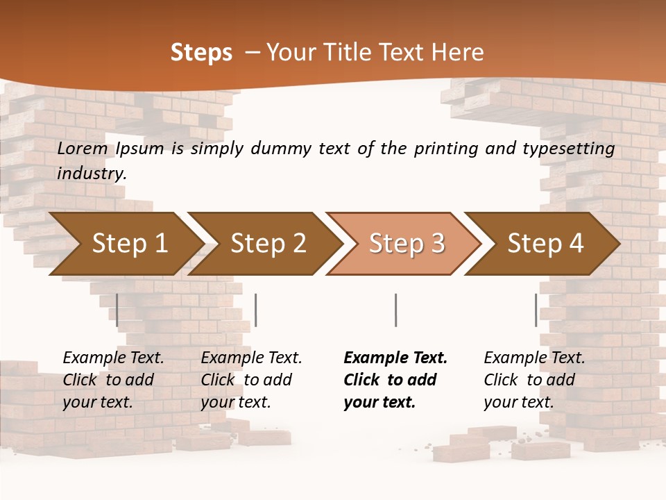 Shape Upper Texture PowerPoint Template
