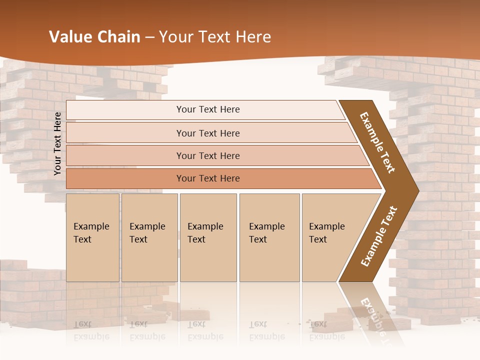 Shape Upper Texture PowerPoint Template