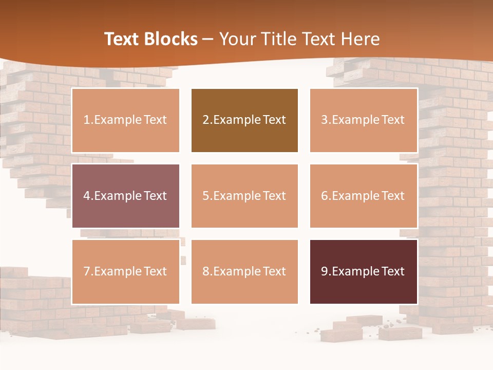 Shape Upper Texture PowerPoint Template