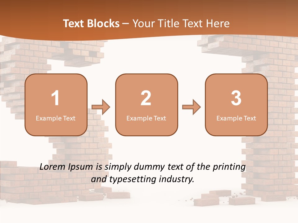 Shape Upper Texture PowerPoint Template