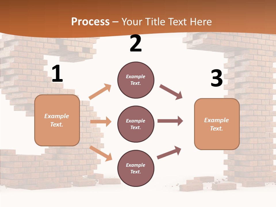 Shape Upper Texture PowerPoint Template