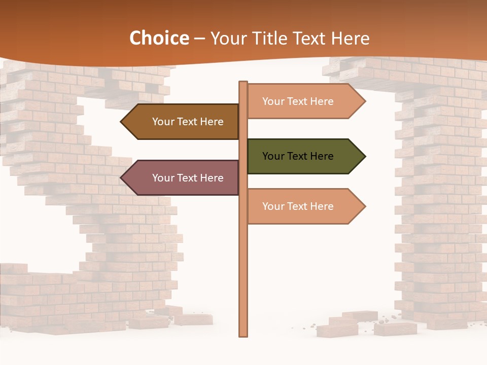 Shape Upper Texture PowerPoint Template