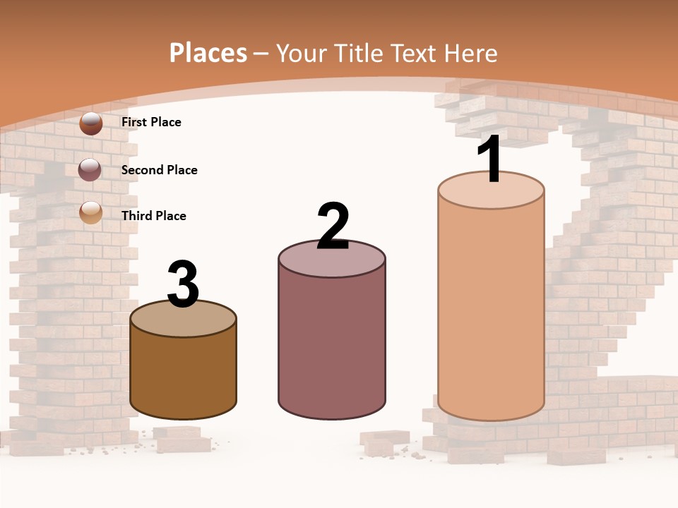 Masonry Architecture Wall PowerPoint Template
