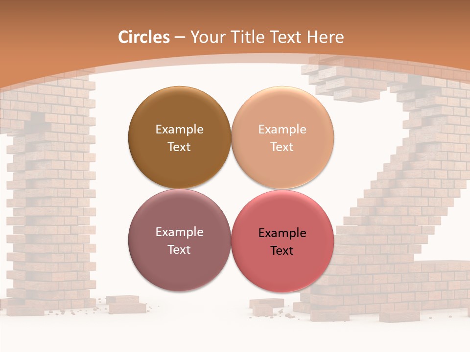 Masonry Architecture Wall PowerPoint Template