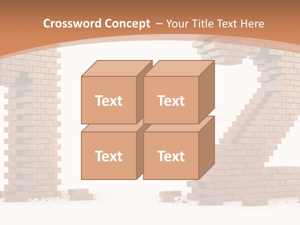 Masonry Architecture Wall PowerPoint Template