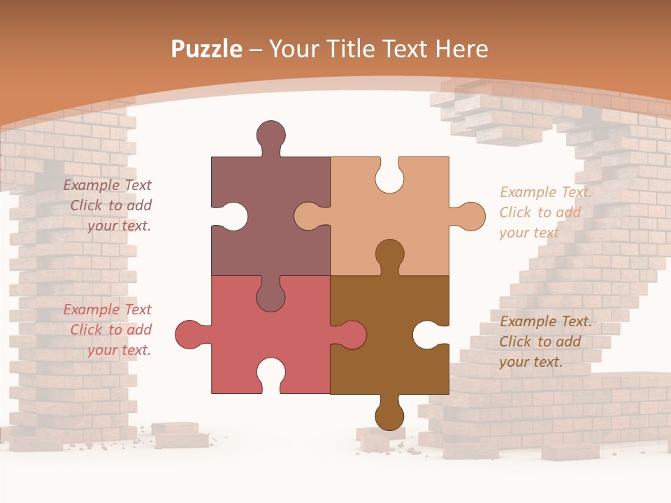 Masonry Architecture Wall PowerPoint Template