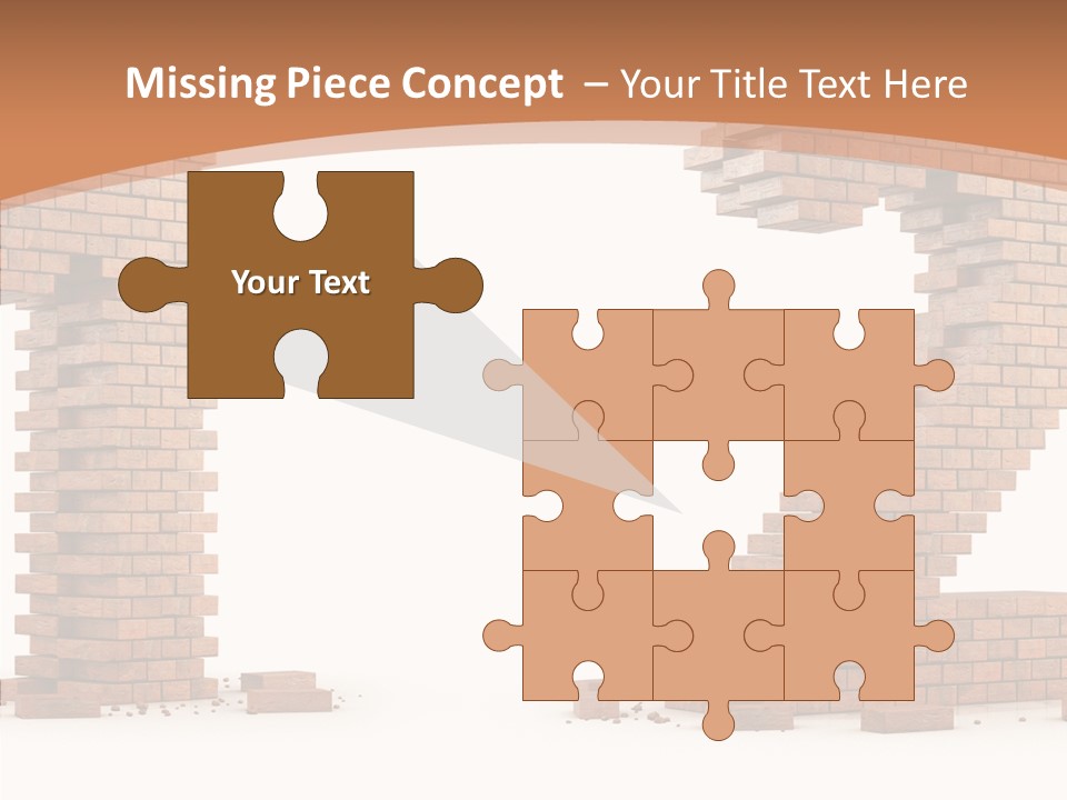 Masonry Architecture Wall PowerPoint Template