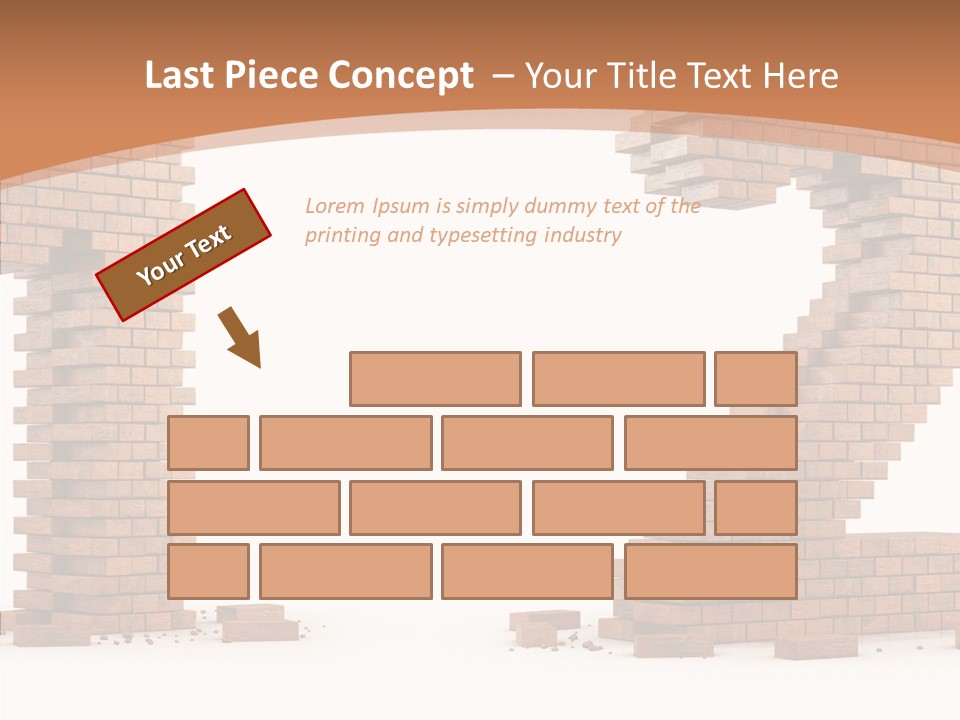 Masonry Architecture Wall PowerPoint Template