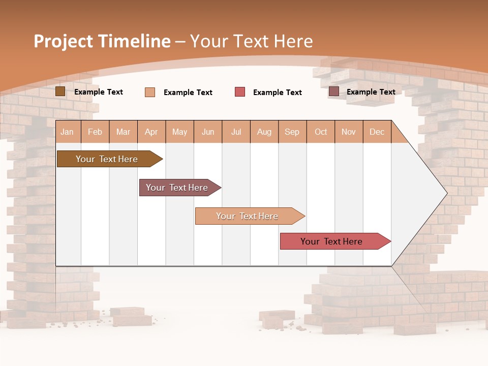 Masonry Architecture Wall PowerPoint Template