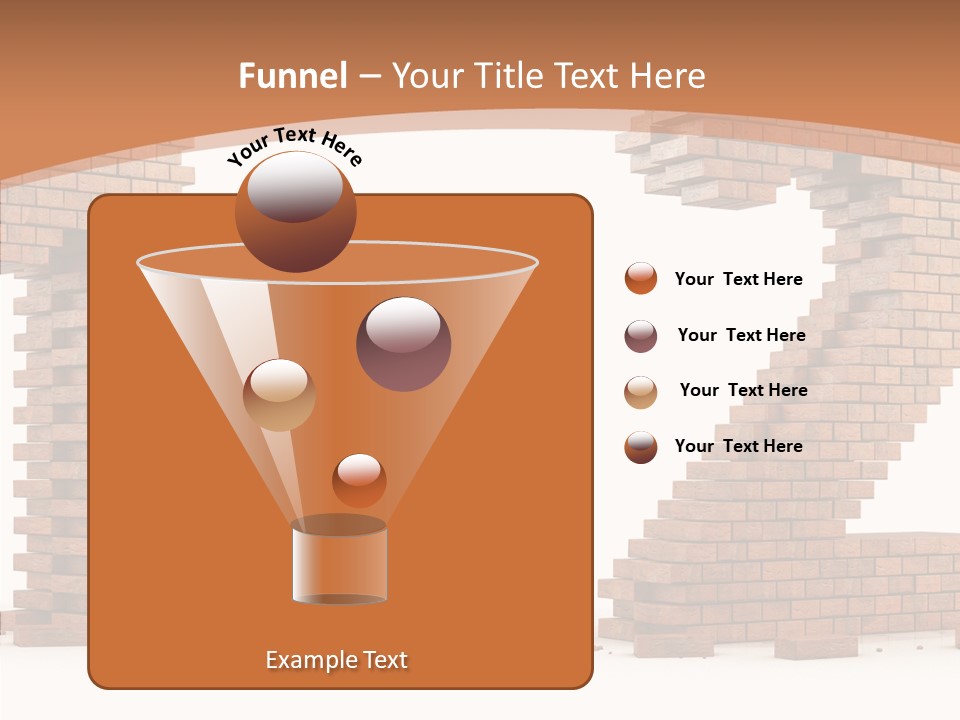 Masonry Architecture Wall PowerPoint Template