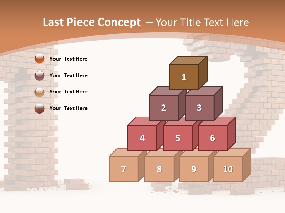 Masonry Architecture Wall PowerPoint Template