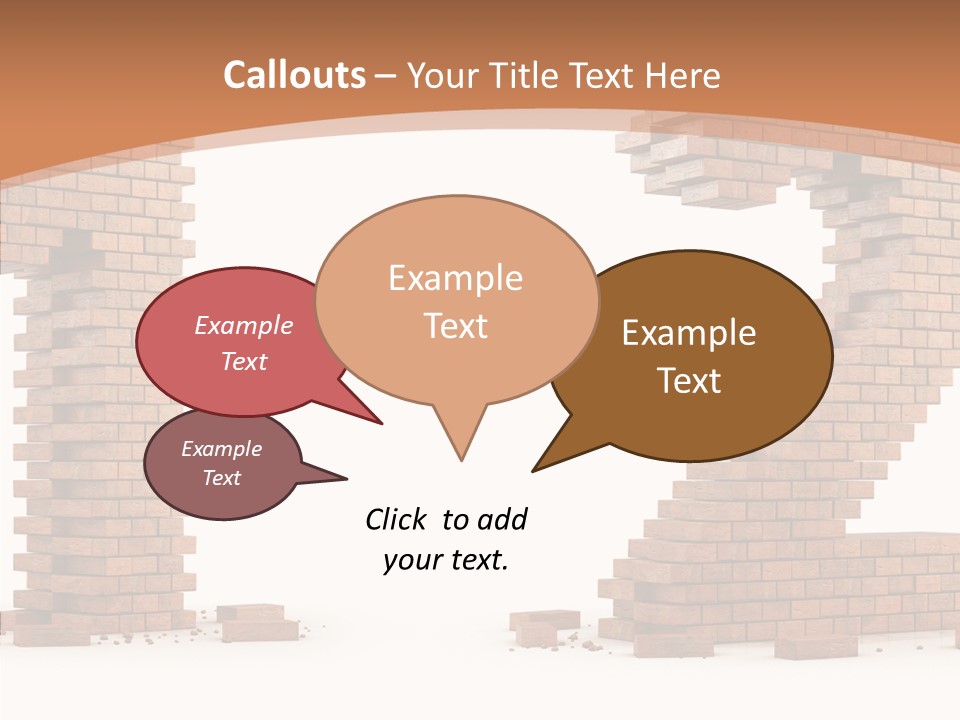 Masonry Architecture Wall PowerPoint Template