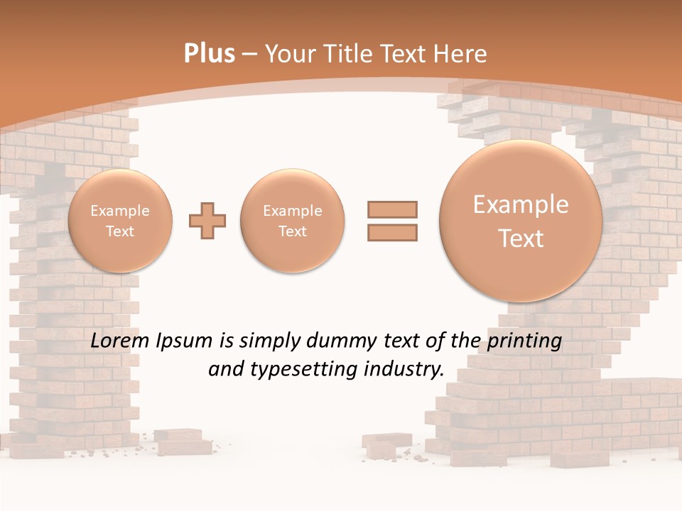 Masonry Architecture Wall PowerPoint Template