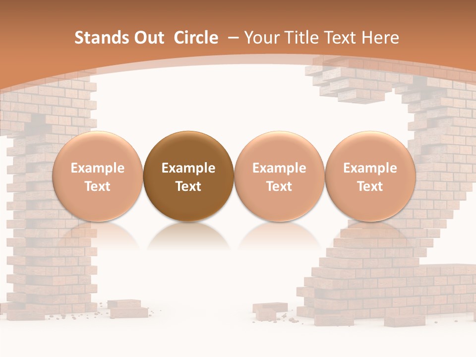 Masonry Architecture Wall PowerPoint Template