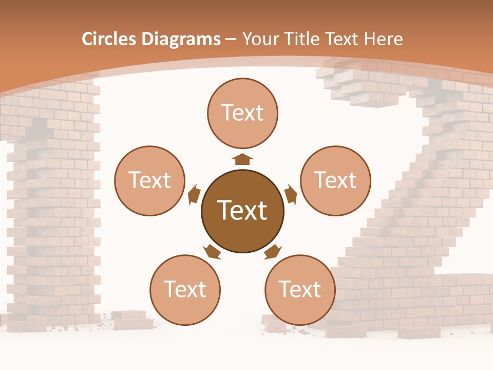 Masonry Architecture Wall PowerPoint Template