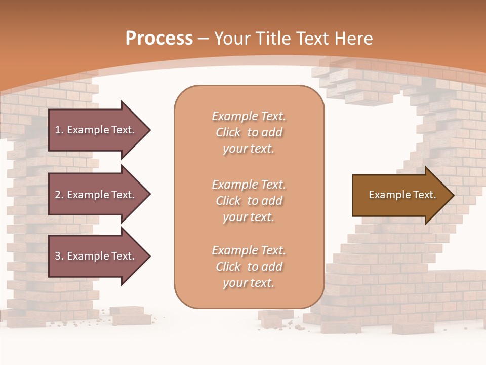 Masonry Architecture Wall PowerPoint Template