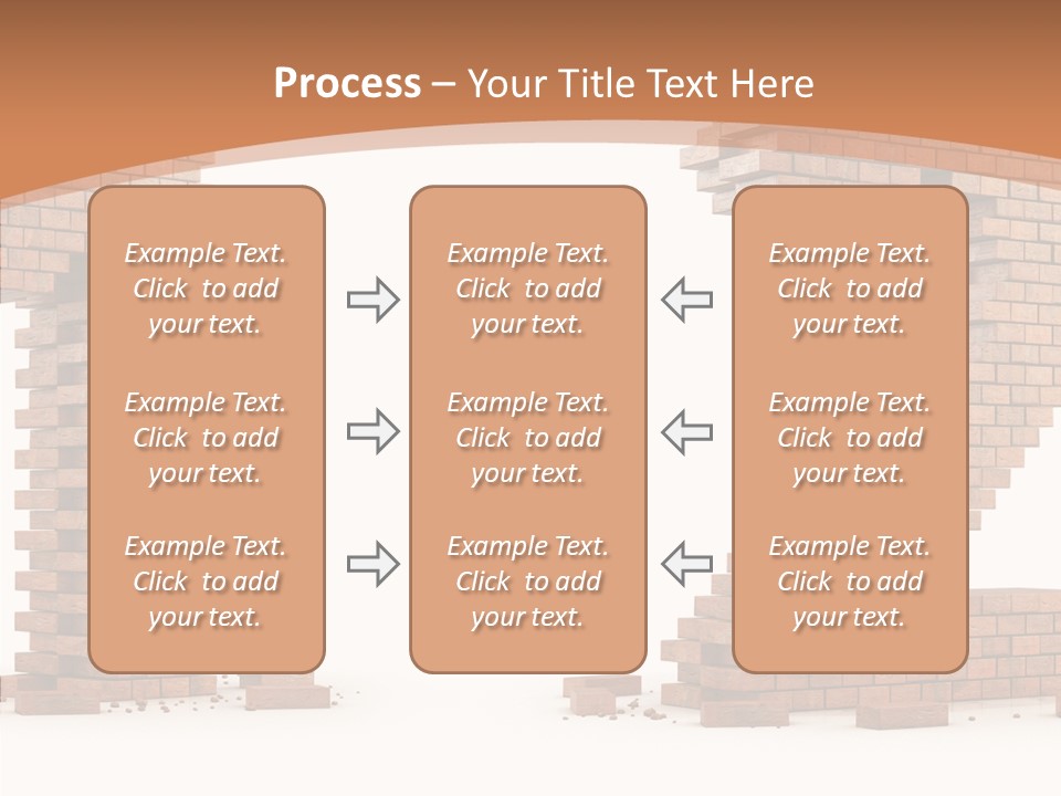 Masonry Architecture Wall PowerPoint Template