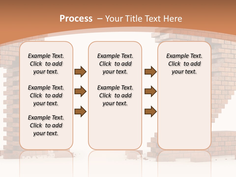 Masonry Architecture Wall PowerPoint Template