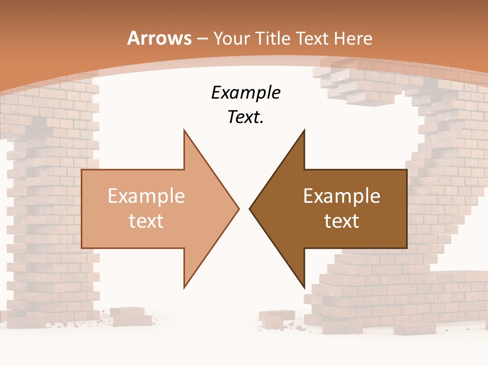 Masonry Architecture Wall PowerPoint Template