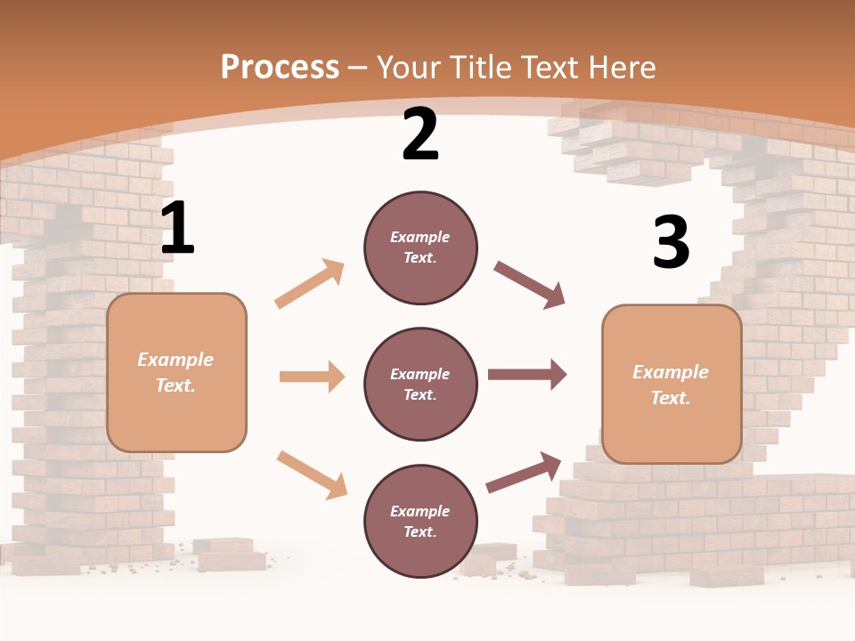 Masonry Architecture Wall PowerPoint Template