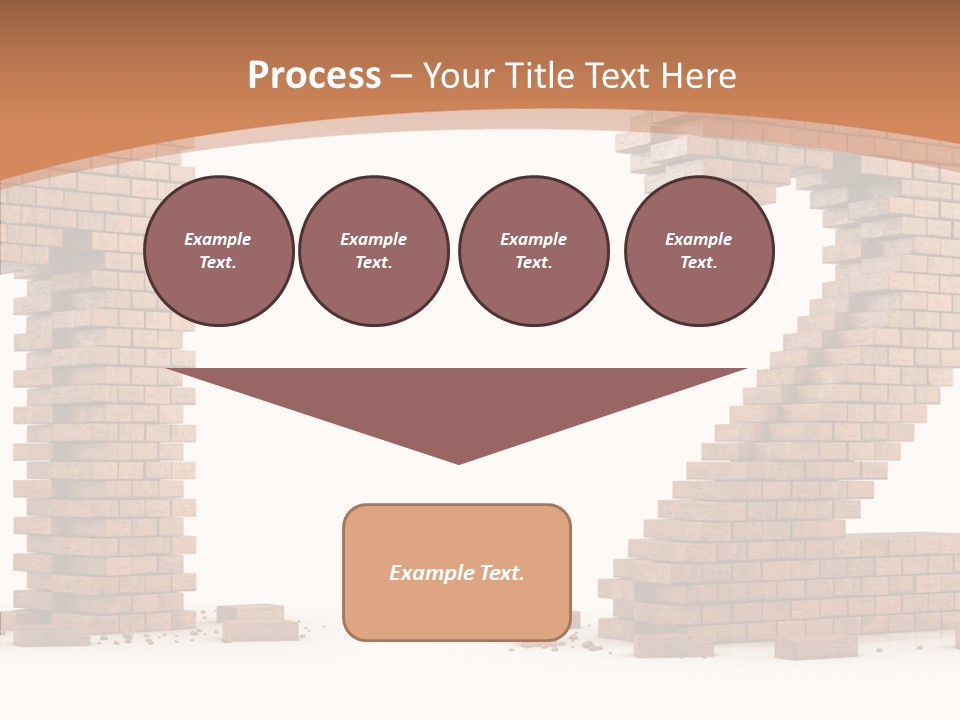 Masonry Architecture Wall PowerPoint Template