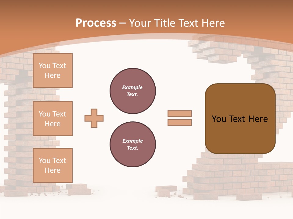 Masonry Architecture Wall PowerPoint Template