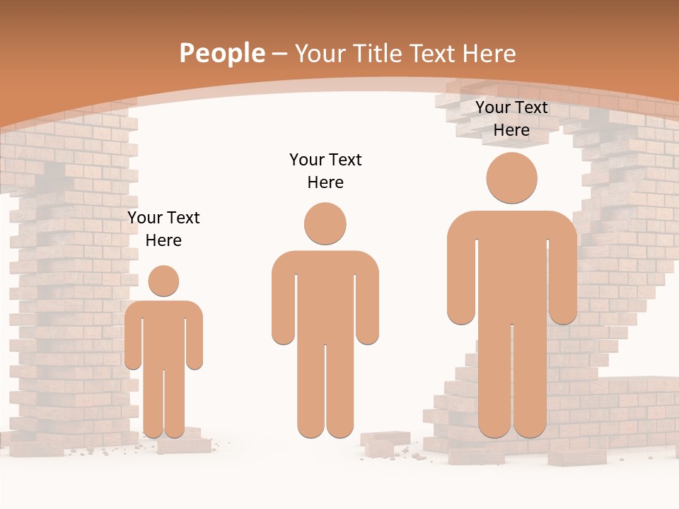 Masonry Architecture Wall PowerPoint Template