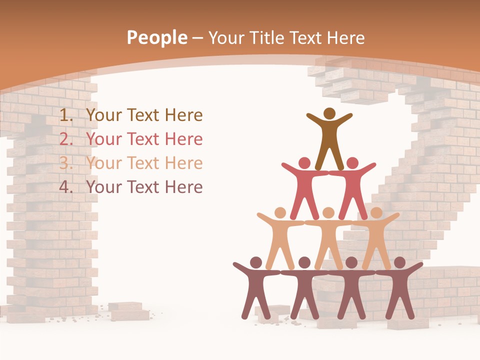 Masonry Architecture Wall PowerPoint Template