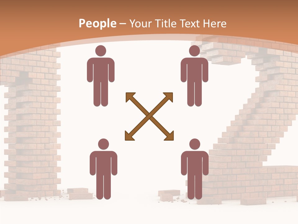 Masonry Architecture Wall PowerPoint Template