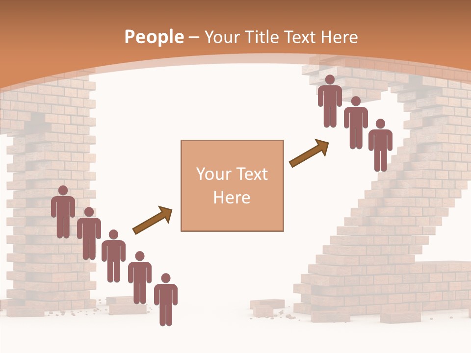 Masonry Architecture Wall PowerPoint Template