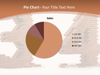 Orange Object Upper PowerPoint Template