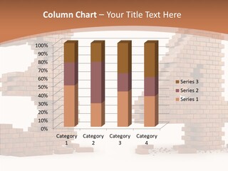 Orange Object Upper PowerPoint Template