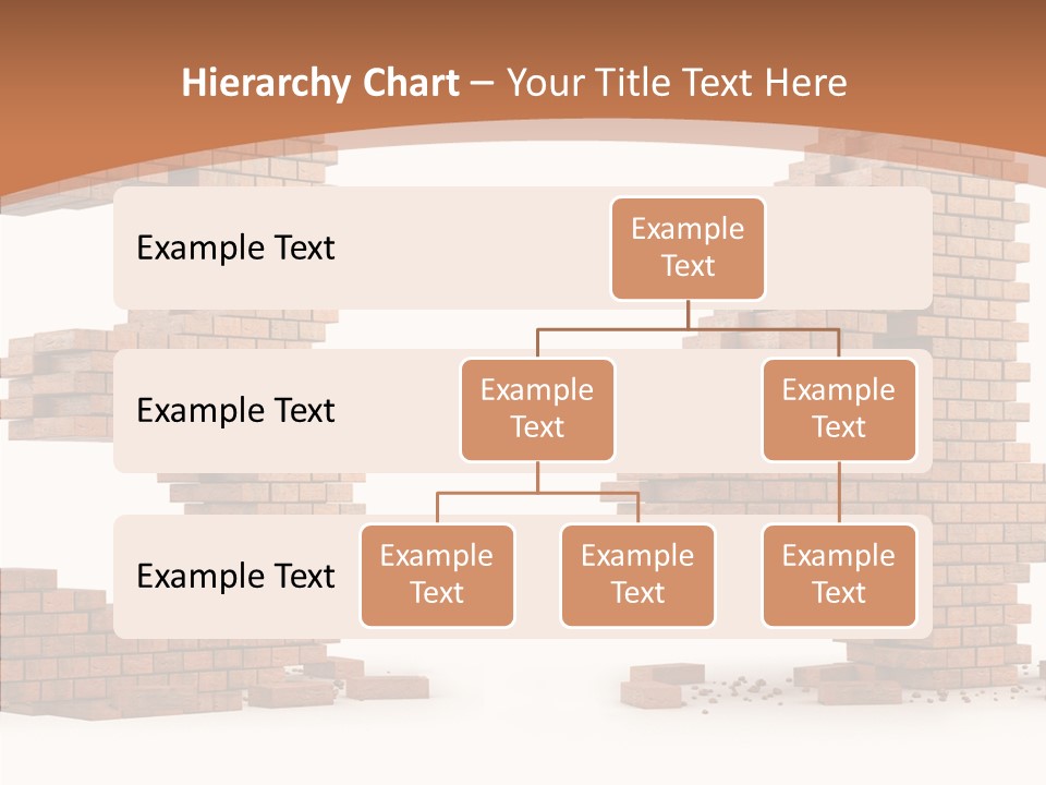 Orange Object Upper PowerPoint Template