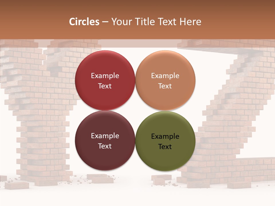 Type Wall Old PowerPoint Template